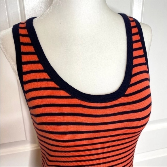 Lilly Pulitzer Stanton Orange Buoy Stripe Sweater Dress Sz M NWT - Picture 6 of 10